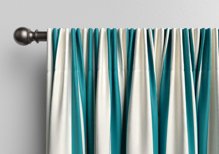 The British Stripe Co. Edward, Blackpool No.1 - Made to Measure Curtains - Image 9